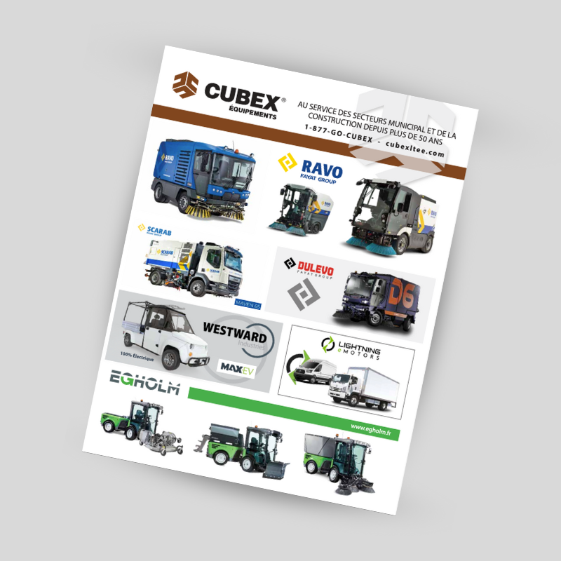Brochure corporative Cubex Équipement 2023